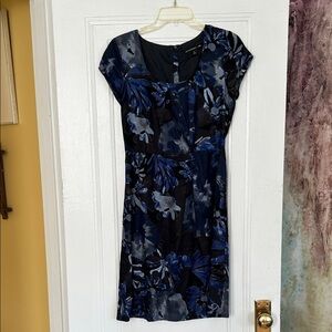 Banana Republic Mad Men Collection Fitted Floral Dress